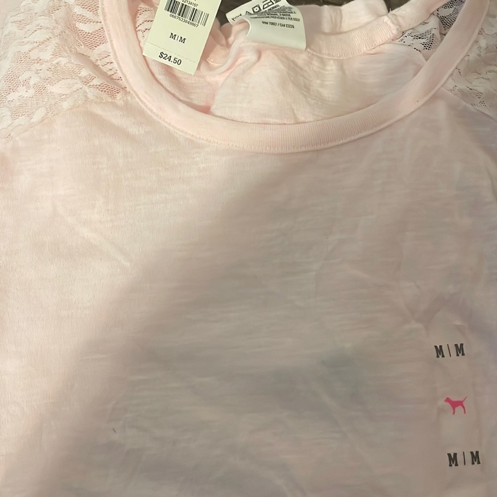 Pink long sleeved shirt